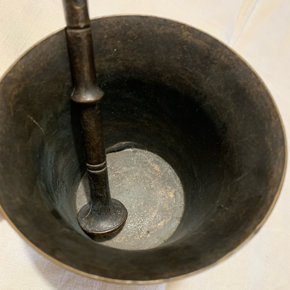 💎✨ COLLECTABLE ✨💎 EUROPE BRASS HEAVY MEDICINE 1825 - Picture 4 of 12